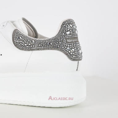 Buy Alexander McQueen Oversized Sneaker White Crystal Diamond White 612099WHX1Z9413-2 Quality Reps Replicas Shoes
