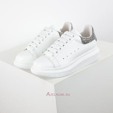 Buy Alexander McQueen Oversized Sneaker White Crystal Diamond White 612099WHX1Z9413-2 Quality Reps Replicas Shoes