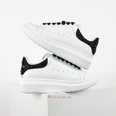 Buy Alexander McQueen Oversized Sneaker White Black Crystal White 662654WIA4U9581 Quality Reps Replicas Shoes