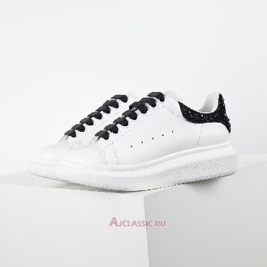Buy Alexander McQueen Oversized Sneaker White Black Crystal White 662654WIA4U9581 Quality Reps Replicas Shoes