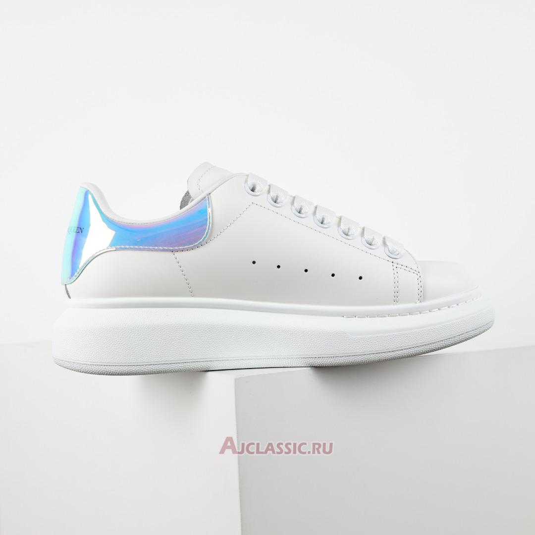 New Alexander McQueen Oversized Sneaker "White Iridescent" 561726WHVI59375 Shoes
