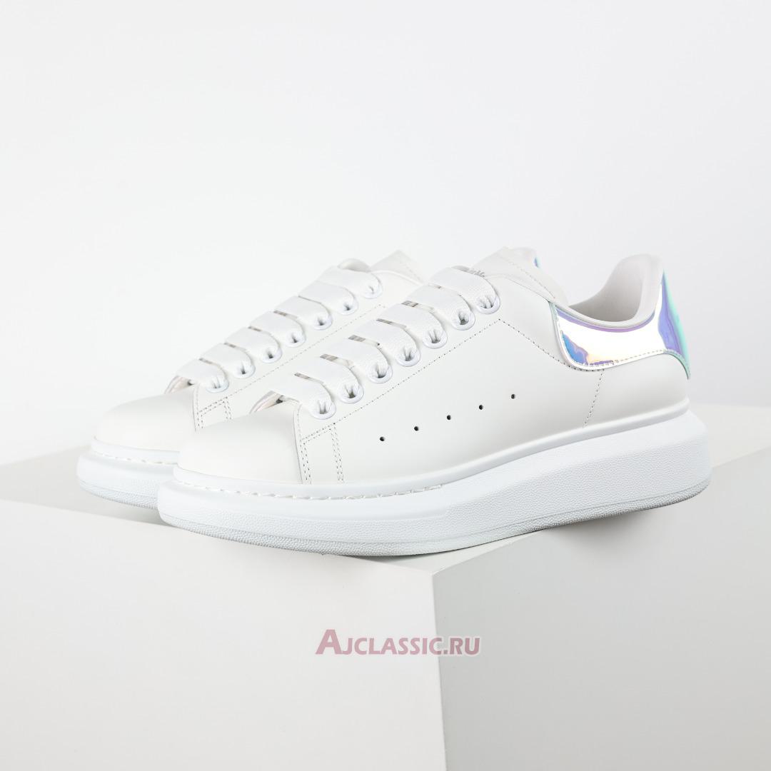 New Alexander McQueen Oversized Sneaker "White Iridescent" 561726WHVI59375 Shoes