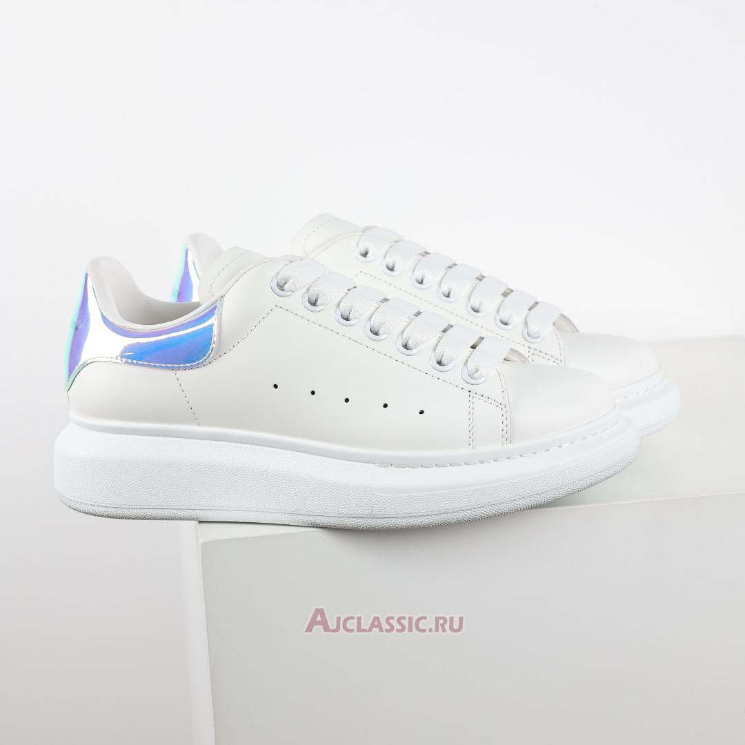 New Alexander McQueen Oversized Sneaker "White Iridescent" 561726WHVI59375 Shoes