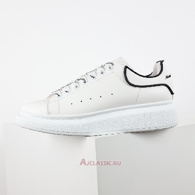 Buy Alexander McQueen Oversized Sneaker New Tech Calf - White Black White 625156WHXMT9074 Quality Reps Replicas Shoes