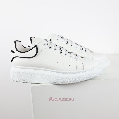 Buy Alexander McQueen Oversized Sneaker New Tech Calf - White Black White 625156WHXMT9074 Quality Reps Replicas Shoes