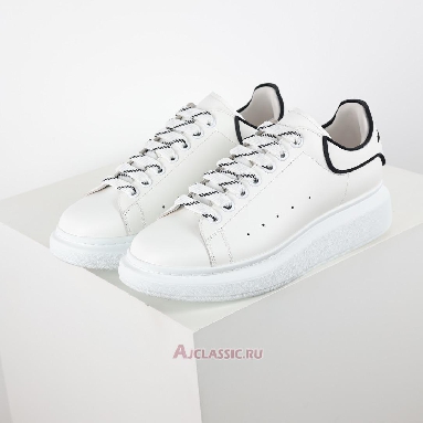 Buy Alexander McQueen Oversized Sneaker New Tech Calf - White Black White 625156WHXMT9074 Quality Reps Replicas Shoes
