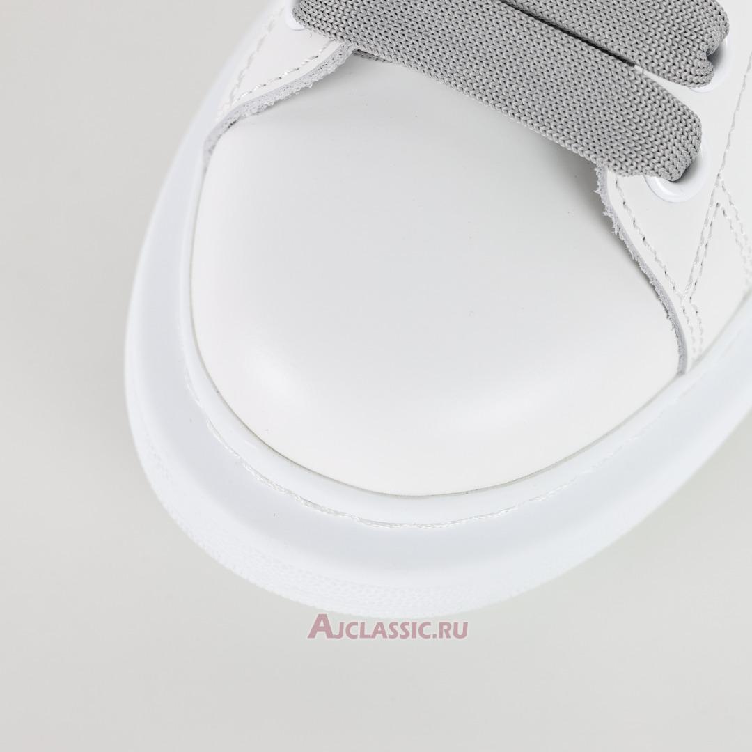 New Alexander McQueen Oversized Sneaker "White Grey Leather" 634609WHNBZ9724-2 Shoes