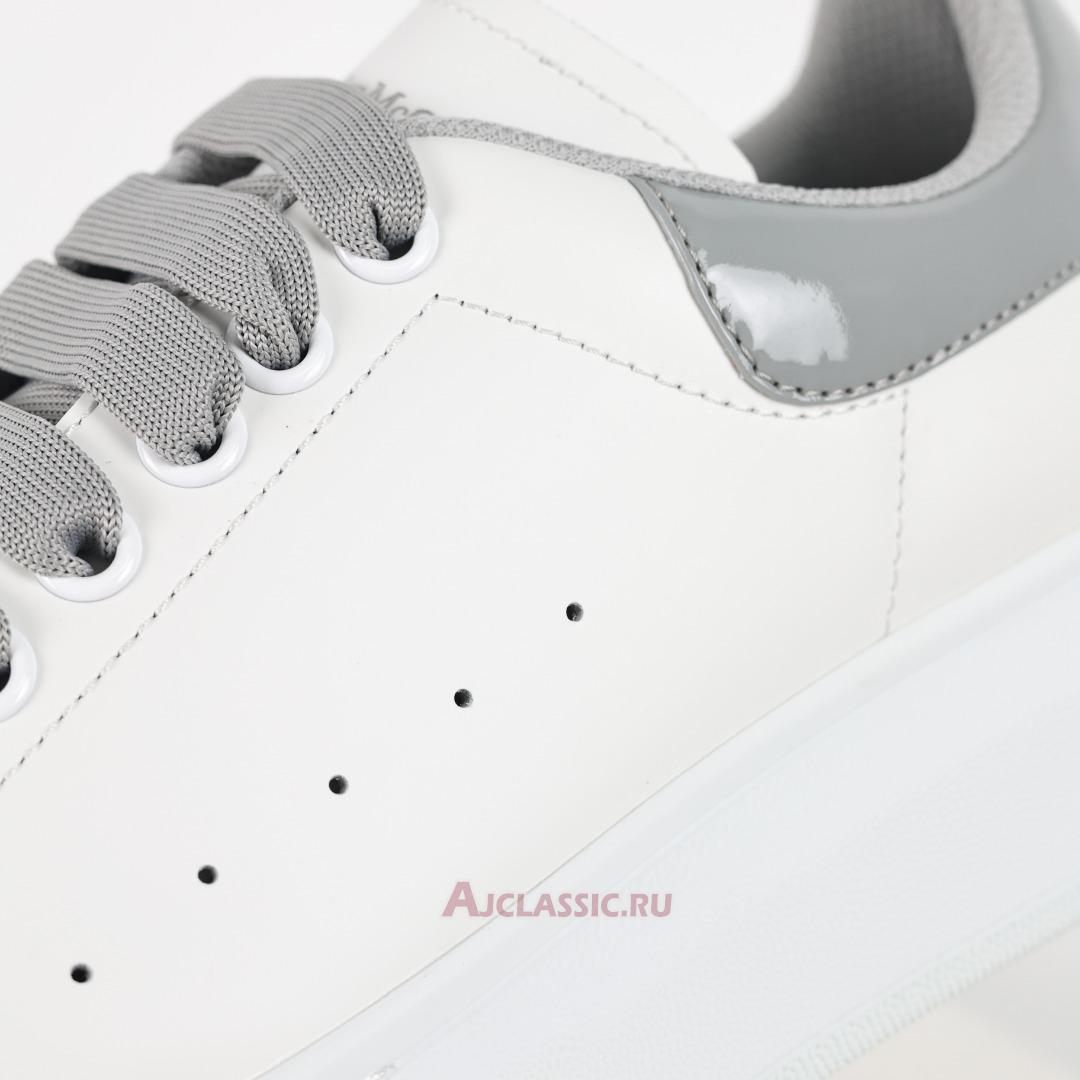 New Alexander McQueen Oversized Sneaker "White Grey Leather" 634609WHNBZ9724-2 Shoes