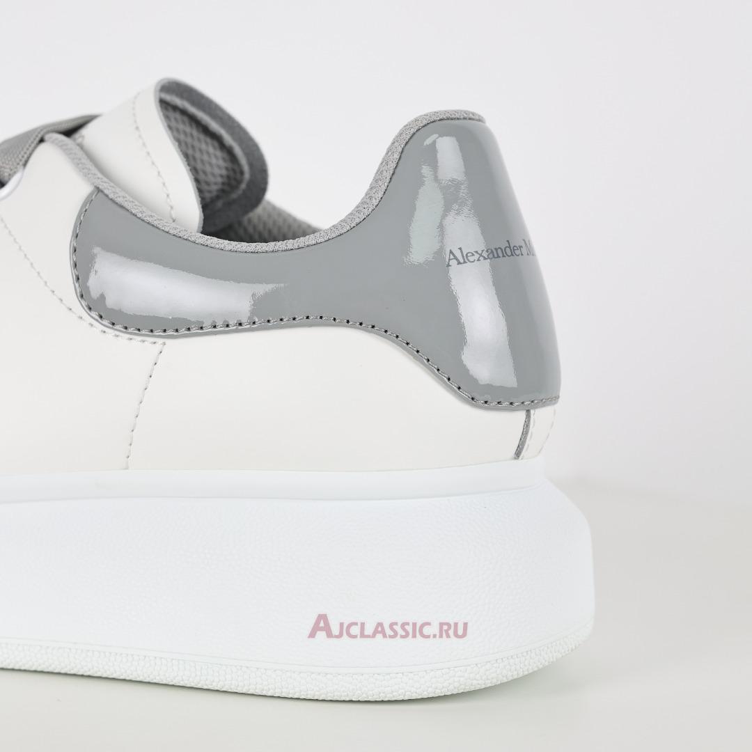 New Alexander McQueen Oversized Sneaker "White Grey Leather" 634609WHNBZ9724-2 Shoes