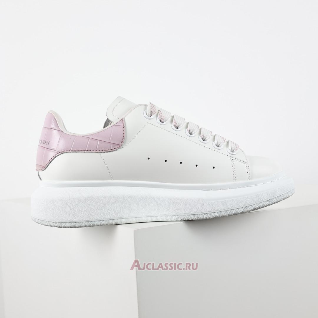 New Alexander McQueen Oversized Sneaker "White Antic Pink" 718233WICG68887 Shoes