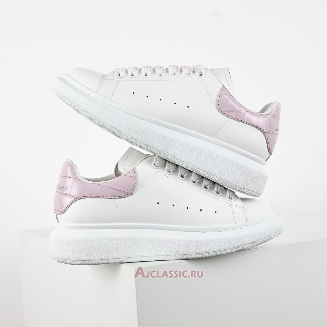 New Alexander McQueen Oversized Sneaker "White Antic Pink" 718233WICG68887 Shoes