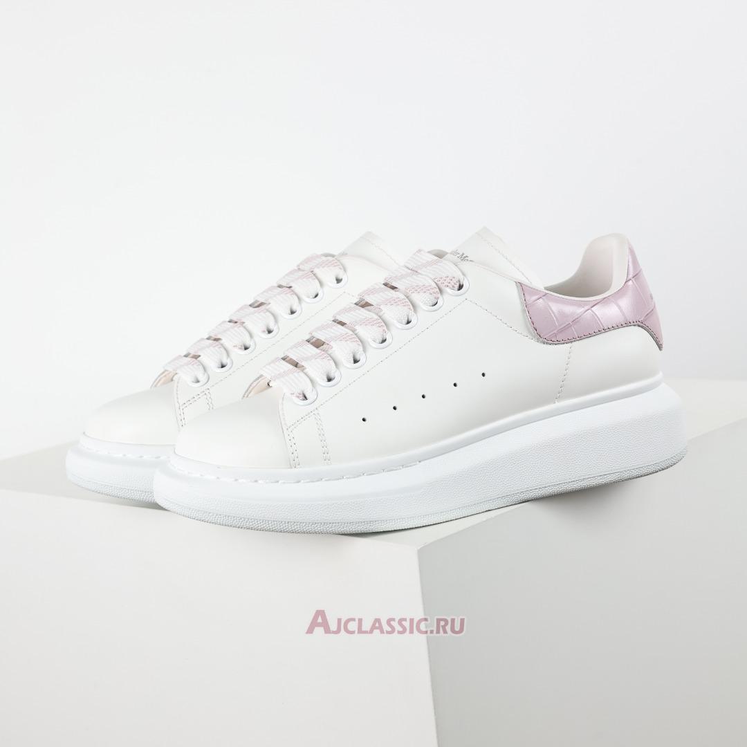 New Alexander McQueen Oversized Sneaker "White Antic Pink" 718233WICG68887 Shoes