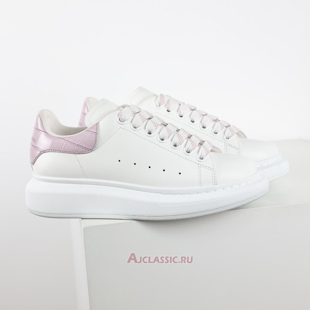 New Alexander McQueen Oversized Sneaker "White Antic Pink" 718233WICG68887 Shoes