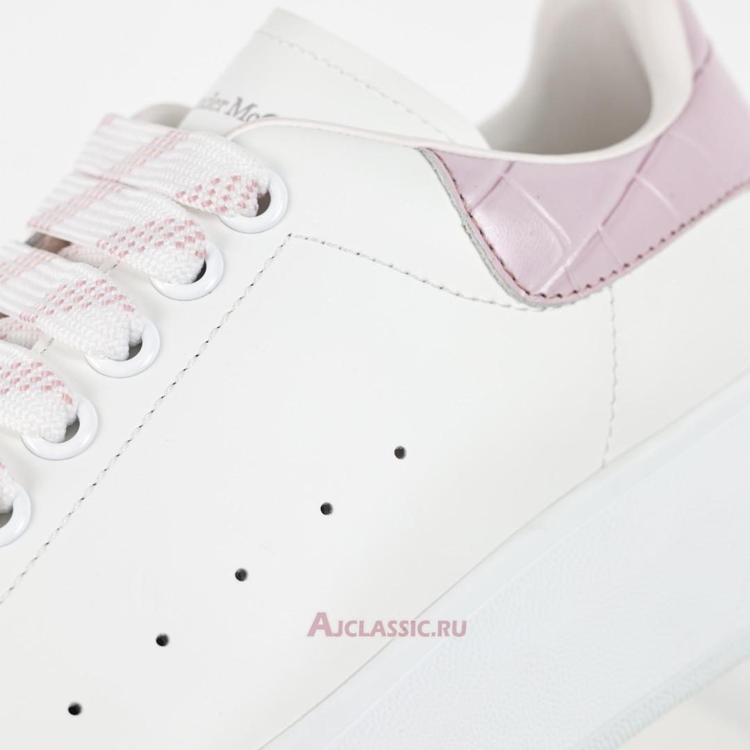 New Alexander McQueen Oversized Sneaker "White Antic Pink" 718233WICG68887 Shoes