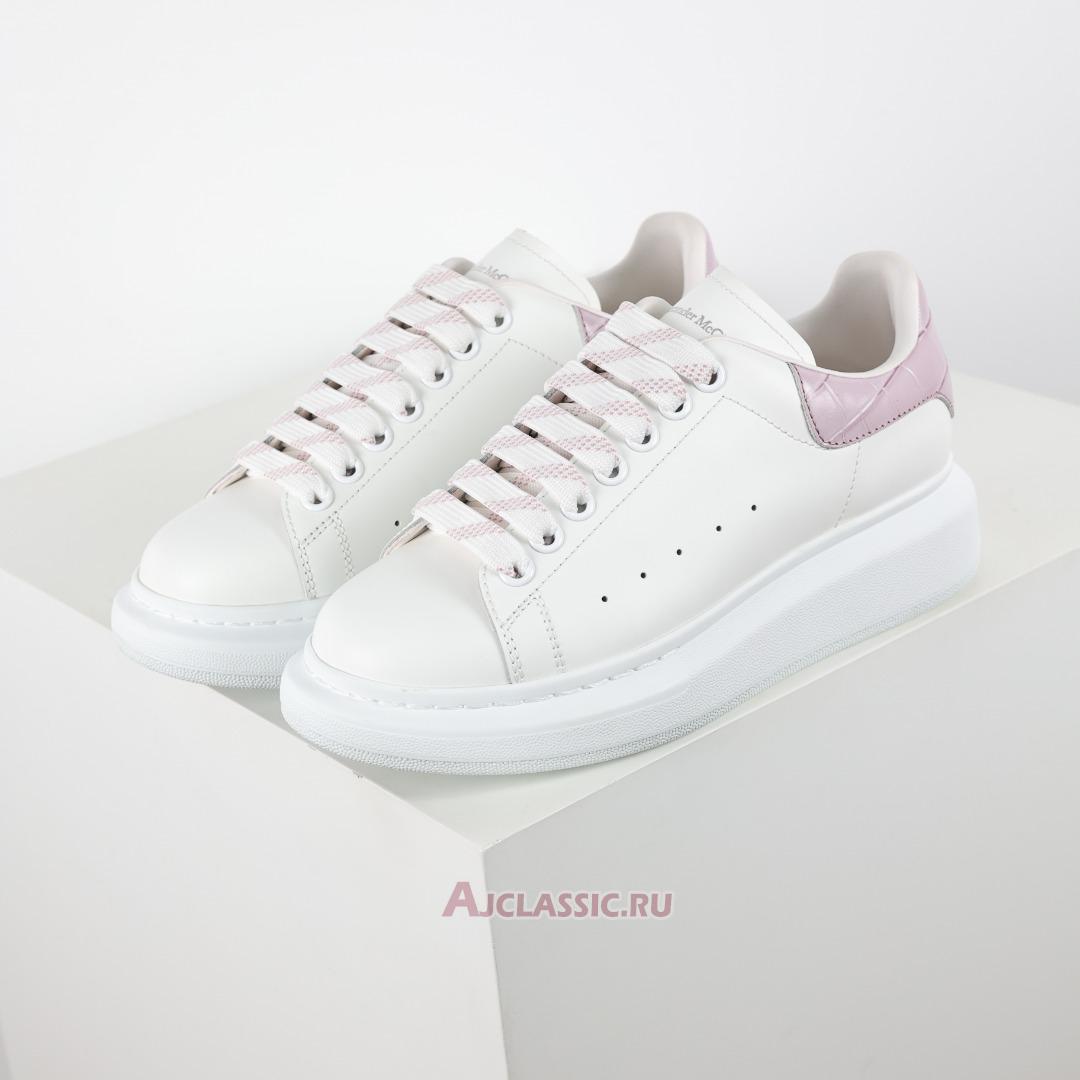 New Alexander McQueen Oversized Sneaker "White Antic Pink" 718233WICG68887 Shoes
