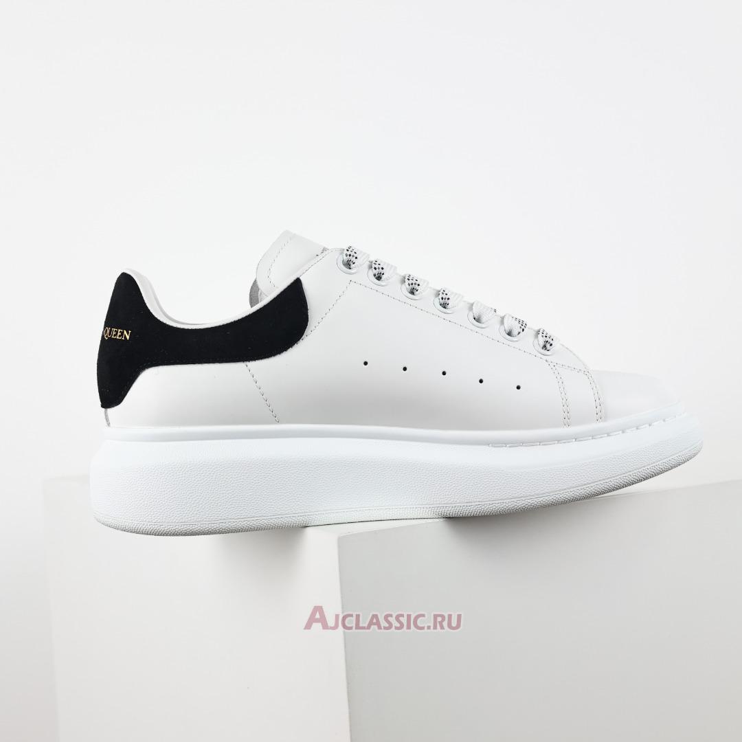 New Alexander McQueen Oversized Sneaker "White Black Suede" 553770WHGP79061 Shoes