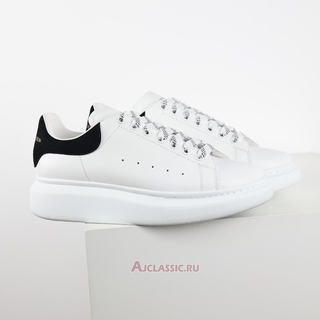 New Alexander McQueen Oversized Sneaker "White Black Suede" 553770WHGP79061 Shoes