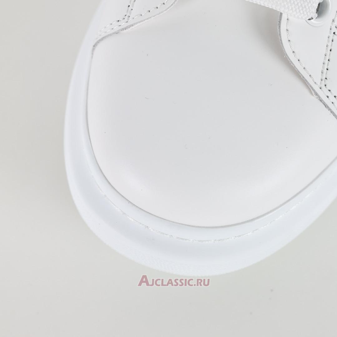 New Alexander McQueen Oversized Sneaker "White Black Suede" 553770WHGP79061 Shoes