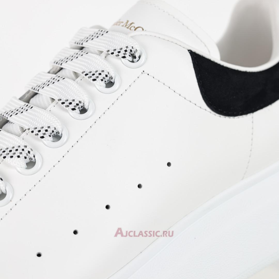 New Alexander McQueen Oversized Sneaker "White Black Suede" 553770WHGP79061 Shoes