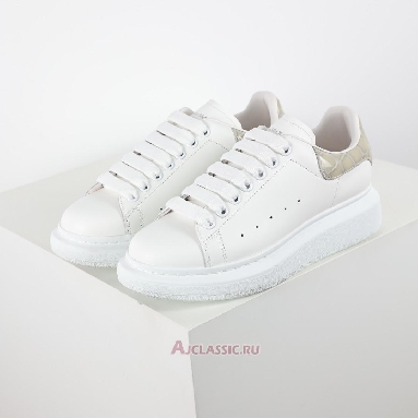 Buy Alexander McQueen Oversized Sneaker White Beige Crocodile White 727392WICG69026 Quality Reps Replicas Shoes