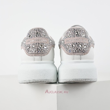 Buy Alexander McQueen Oversized Sneaker White Pink Crystal Diamond White 612099WHX1Z9413-3 Quality Reps Replicas Shoes