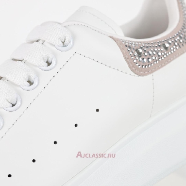 Buy Alexander McQueen Oversized Sneaker White Pink Crystal Diamond White 612099WHX1Z9413-3 Quality Reps Replicas Shoes