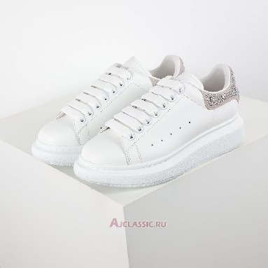 Buy Alexander McQueen Oversized Sneaker White Pink Crystal Diamond White 612099WHX1Z9413-3 Quality Reps Replicas Shoes