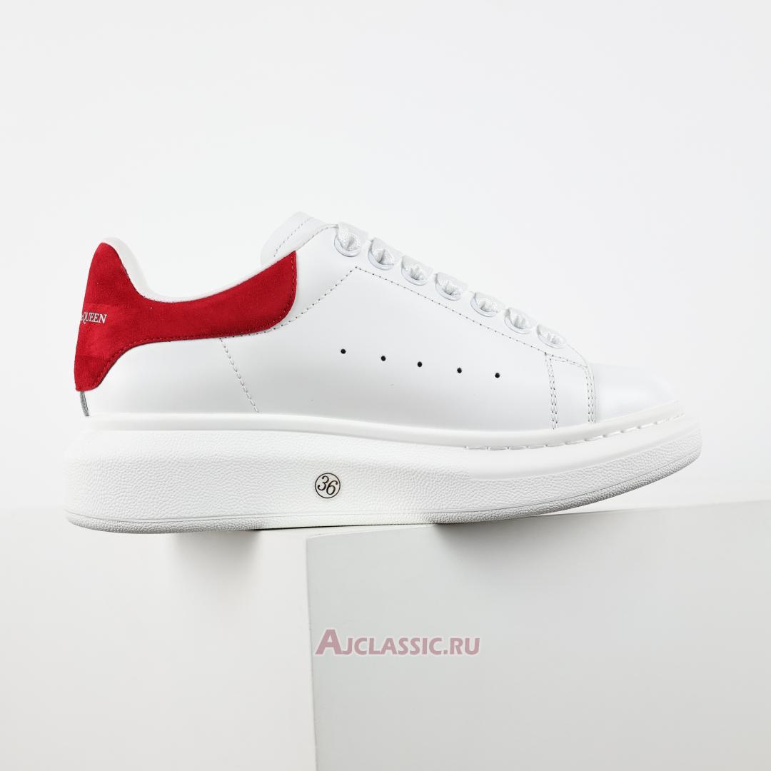 New Alexander McQueen Oversized Sneaker "White Lust Red" 553680WHGP79676 Shoes