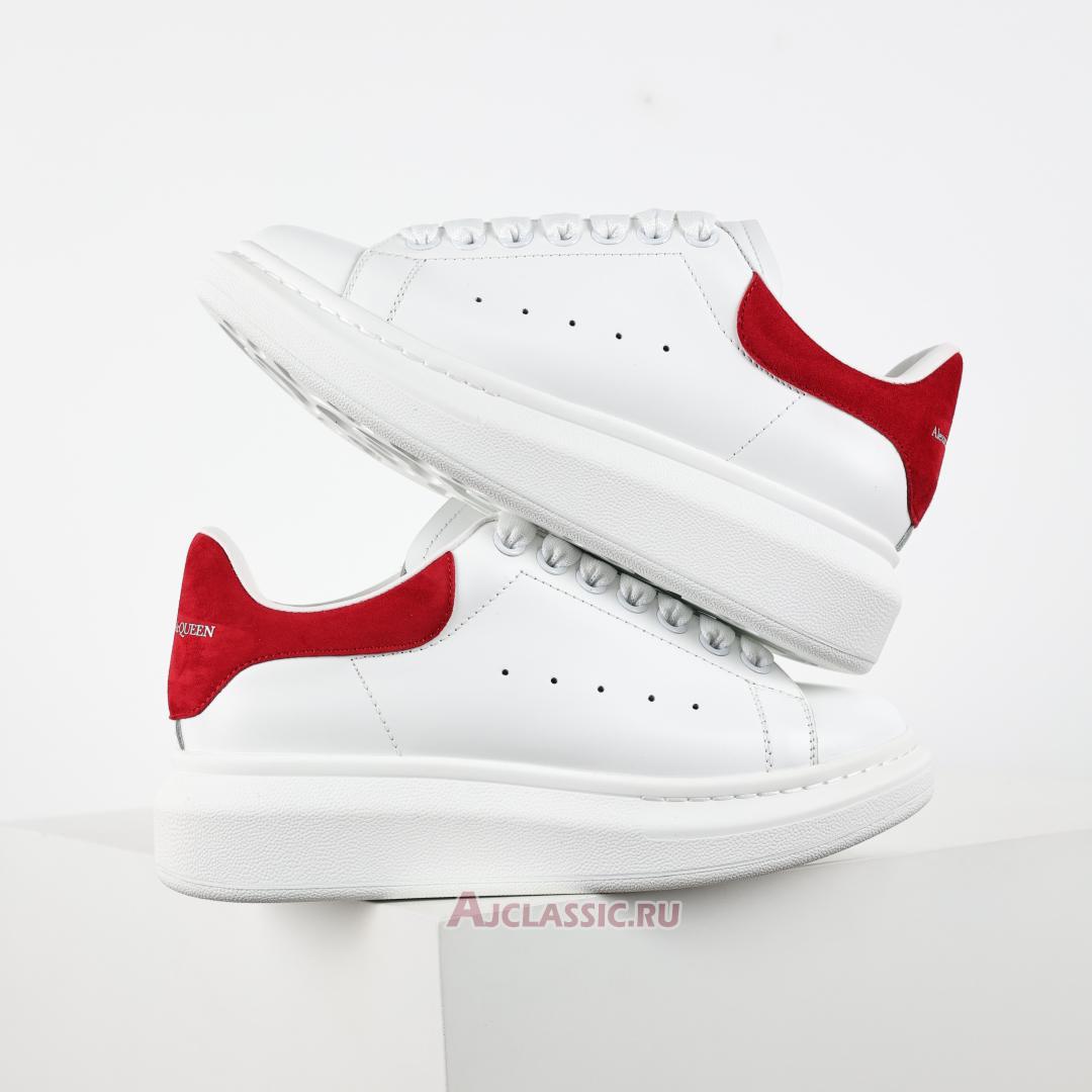 New Alexander McQueen Oversized Sneaker "White Lust Red" 553680WHGP79676 Shoes