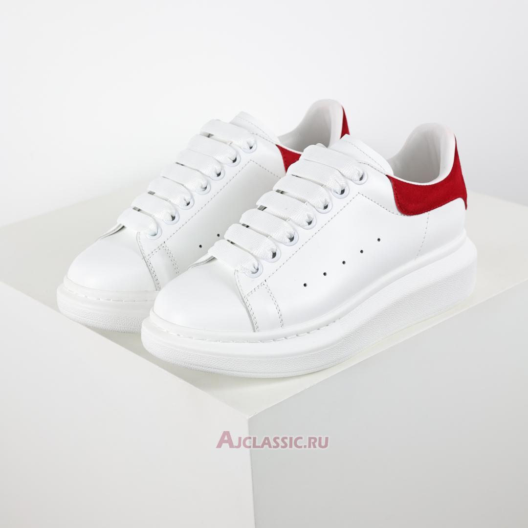 New Alexander McQueen Oversized Sneaker "White Lust Red" 553680WHGP79676 Shoes