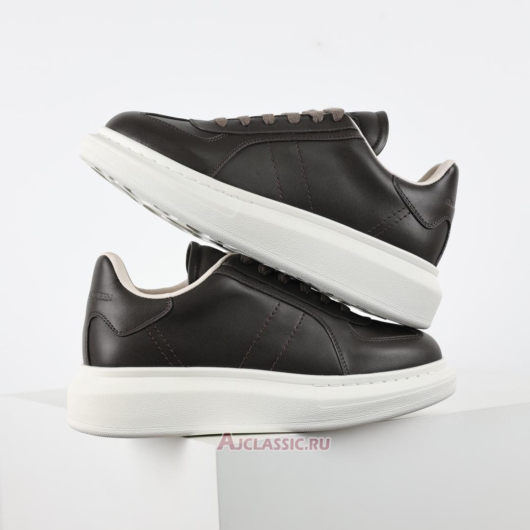New Alexander McQueen Oversized Retro Sneaker "Dark Brown" 807882WHABB1517 Shoes