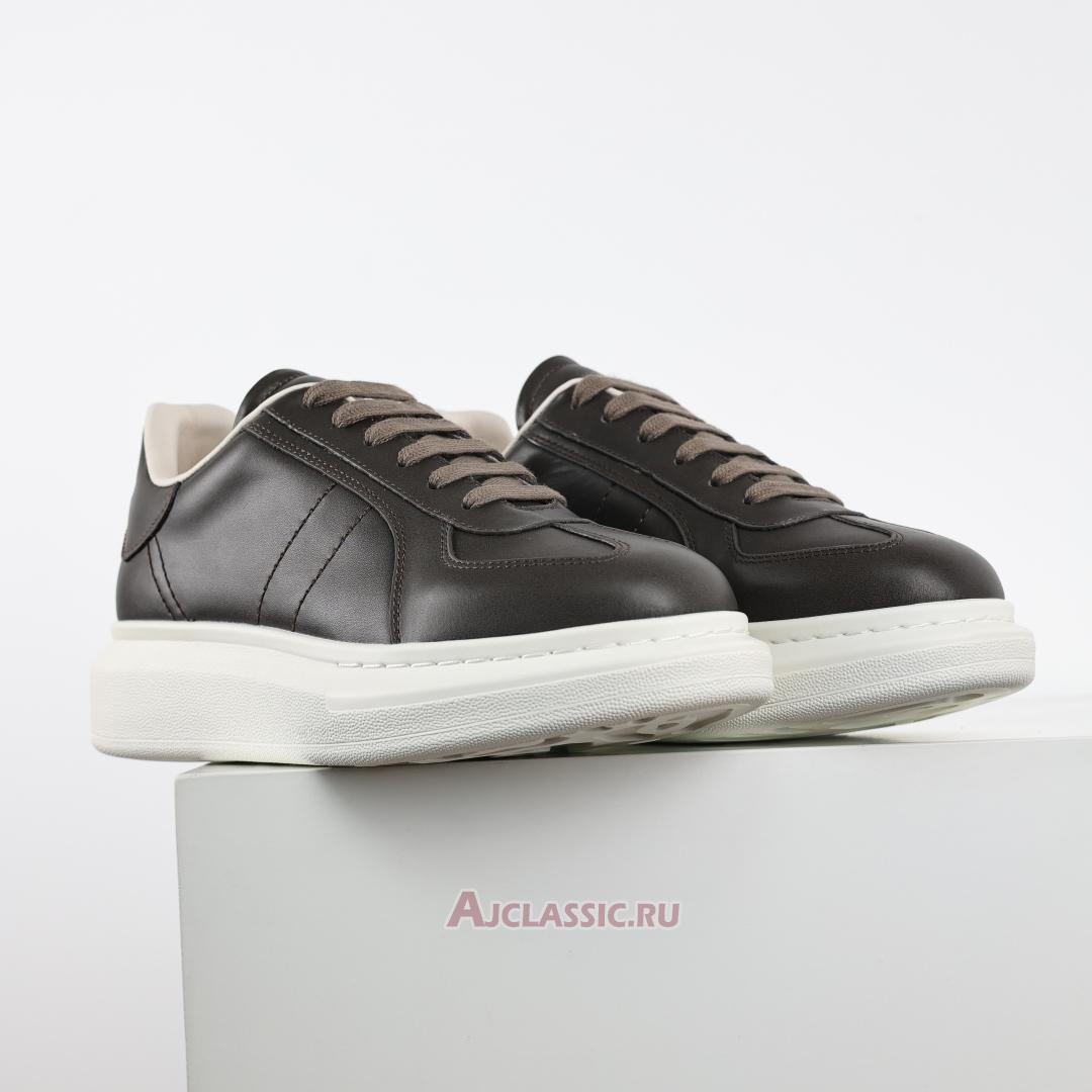 New Alexander McQueen Oversized Retro Sneaker "Dark Brown" 807882WHABB1517 Shoes