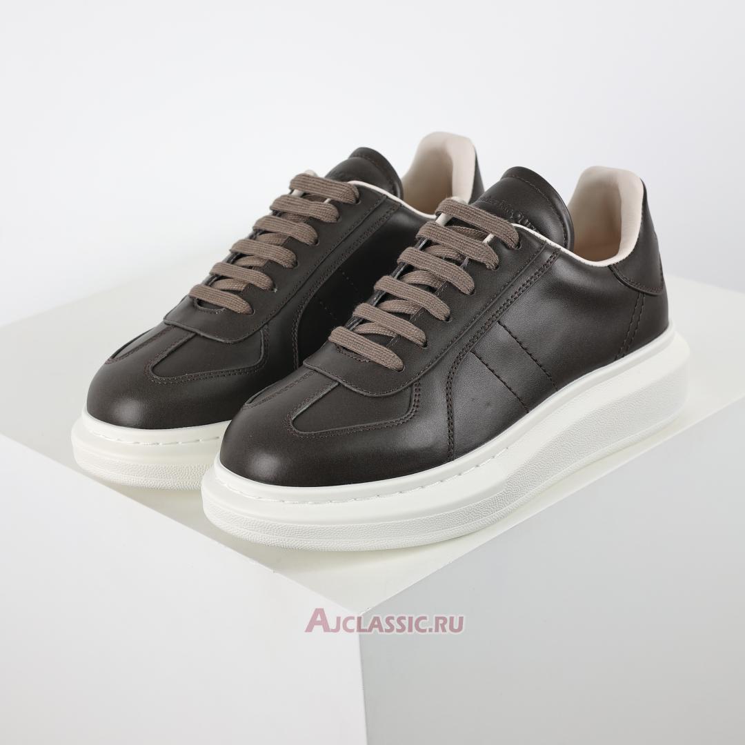 New Alexander McQueen Oversized Retro Sneaker "Dark Brown" 807882WHABB1517 Shoes
