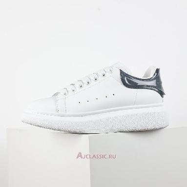 Buy Alexander McQueen Transparent Oversized Sneaker White Navy White 606549WHX9H9581 Quality Reps Replicas Shoes