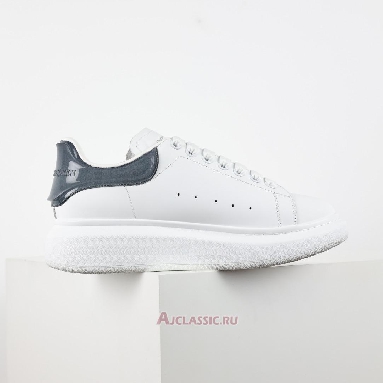 Buy Alexander McQueen Transparent Oversized Sneaker White Navy White 606549WHX9H9581 Quality Reps Replicas Shoes