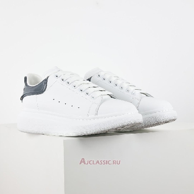 Buy Alexander McQueen Transparent Oversized Sneaker White Navy White 606549WHX9H9581 Quality Reps Replicas Shoes