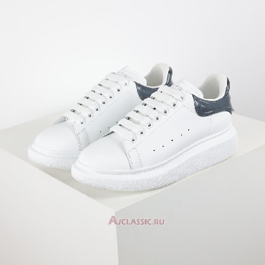 Buy Alexander McQueen Transparent Oversized Sneaker White Navy White 606549WHX9H9581 Quality Reps Replicas Shoes