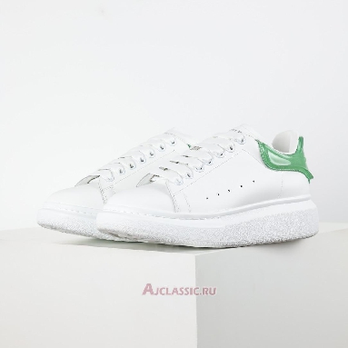 Buy Alexander McQueen Transparent Oversized Sneaker White Green White 606549WHX9H9581-2 Quality Reps Replicas Shoes