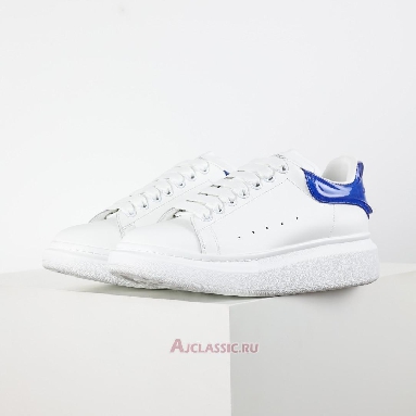 Buy Alexander McQueen Transparent Oversized Sneaker White Blue White 606549WHX9H9581-3 Quality Reps Replicas Shoes