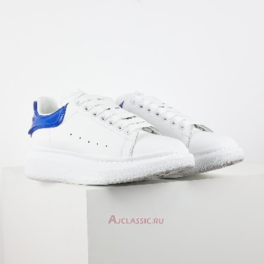 Buy Alexander McQueen Transparent Oversized Sneaker White Blue White 606549WHX9H9581-3 Quality Reps Replicas Shoes