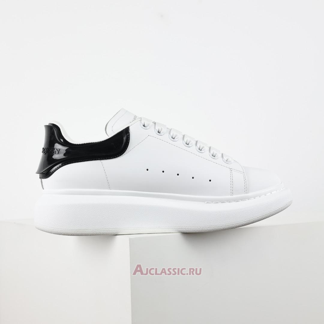 New Alexander McQueen Transparent Oversized Sneaker "White Black" 606549WHX9H9581-4 Shoes