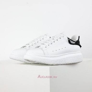 Buy Alexander McQueen Transparent Oversized Sneaker White Black White 606549WHX9H9581-4 Quality Reps Replicas Shoes