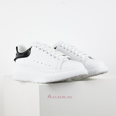 Buy Alexander McQueen Transparent Oversized Sneaker White Black White 606549WHX9H9581-4 Quality Reps Replicas Shoes