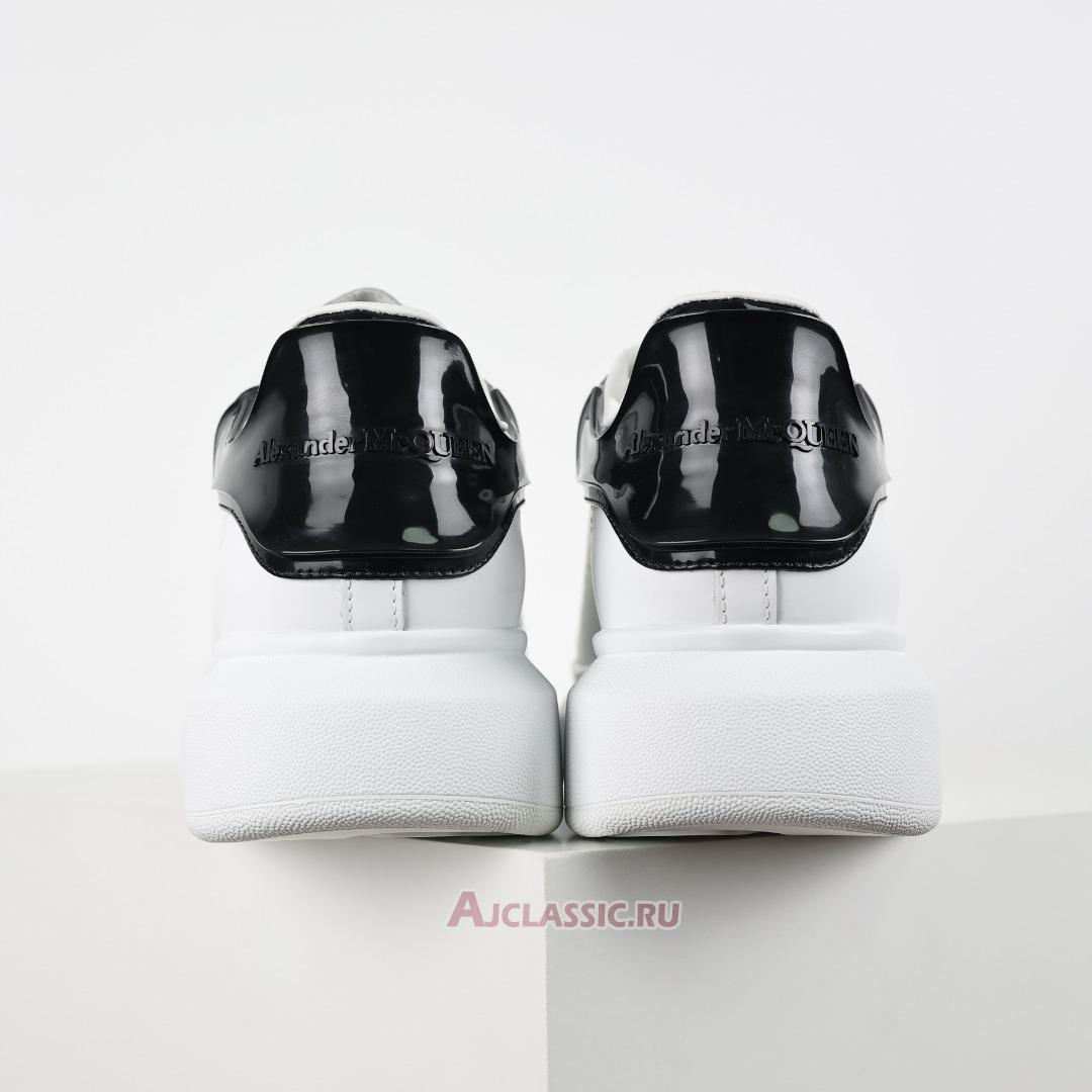 New Alexander McQueen Transparent Oversized Sneaker "White Black" 606549WHX9H9581-4 Shoes