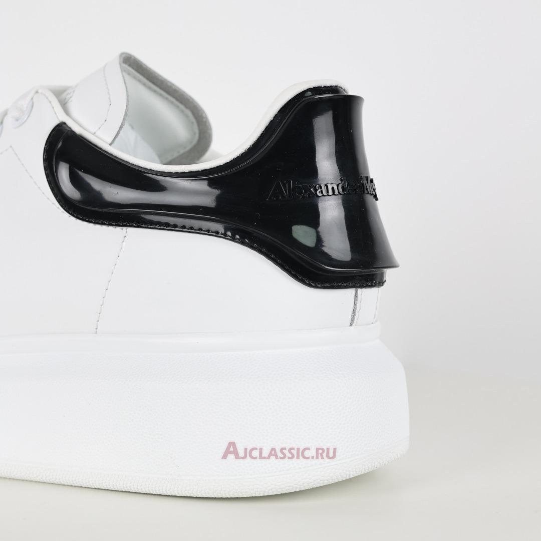 New Alexander McQueen Transparent Oversized Sneaker "White Black" 606549WHX9H9581-4 Shoes