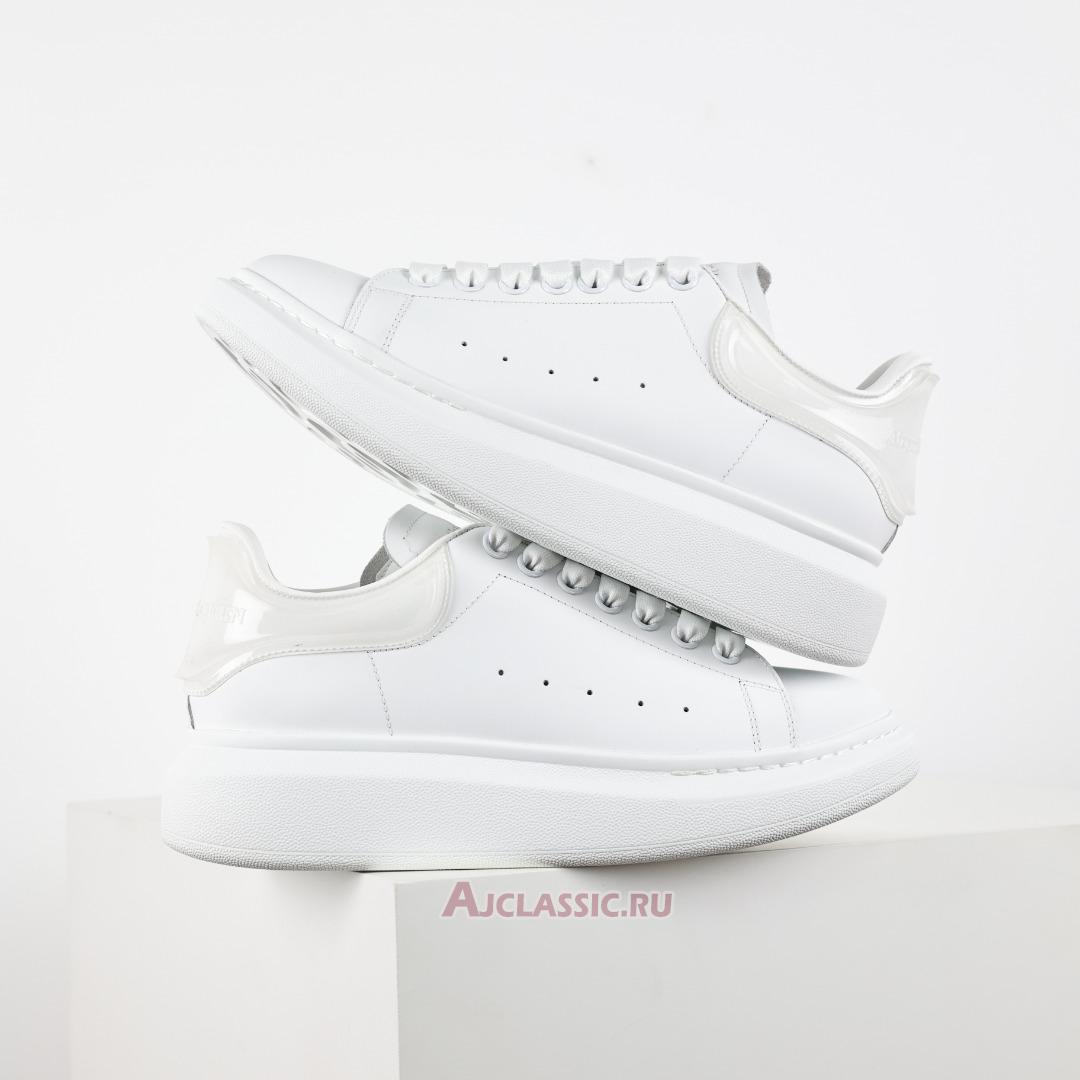 New Alexander McQueen Oversized Sneaker "White Clear" 606549WHX9H9085 Shoes