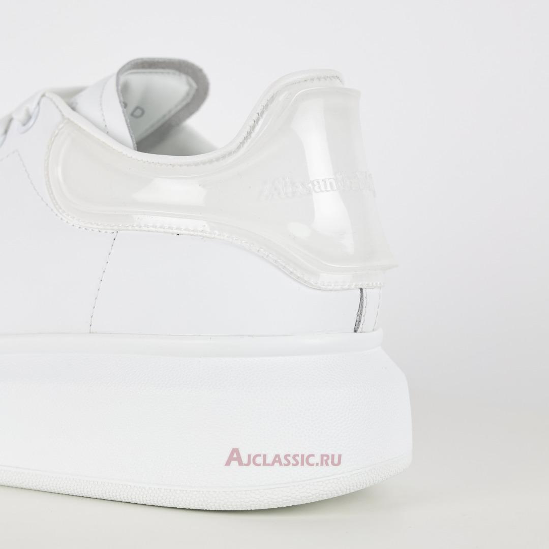 New Alexander McQueen Oversized Sneaker "White Clear" 606549WHX9H9085 Shoes