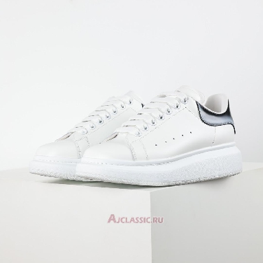 Buy Alexander McQueen Oversized Sneaker Faded Heel - White Black Silver White 777367WIE9G9089 Quality Reps Replicas Shoes