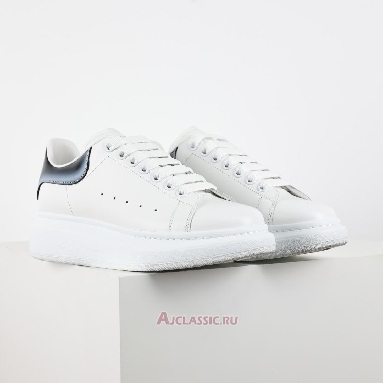 Buy Alexander McQueen Oversized Sneaker Faded Heel - White Black Silver White 777367WIE9G9089 Quality Reps Replicas Shoes