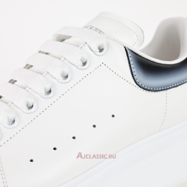 Buy Alexander McQueen Oversized Sneaker Faded Heel - White Black Silver White 777367WIE9G9089 Quality Reps Replicas Shoes